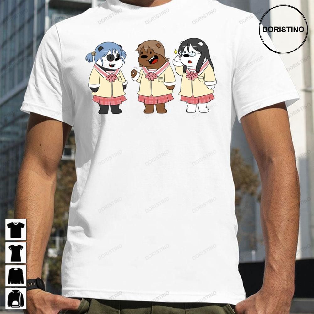 Sakomoto Nichijou Bear Yuuko Aioi Nichijou Limited Edition T-shirts